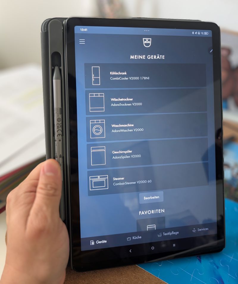 Foto V-Zug App